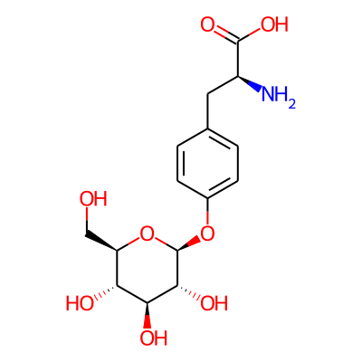 (2S)-2-amino-3-[4-[(2S,3R,4S,5S,6R)-3,4,5-trihydroxy-6-(hydroxymethyl)oxan-2-yl]oxyphenyl]propanoic acid