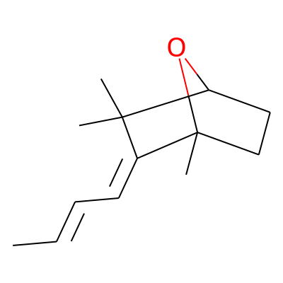 2-[(1E,2E)-2-Buten-1-ylidene]-1,3,3-trimethyl-7-oxabicyclo[2.2.1]heptane