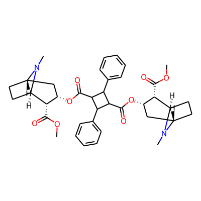 1,3-Cyclobutanedicarboxylic acid, 2,4-diphenyl-, bis[(1r,2r,3s,5s)-2-(methoxycarbonyl)-8-methyl-8-azabicyclo[3.2.1]oct-3-yl] ester, (1alpha,2alpha,3beta,4beta)-