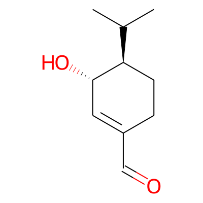 (3R)-3alpha-Hydroxy-4beta-isopropylcyclohexene-1-carbaldehyde