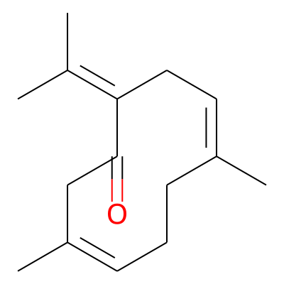3,7-Cyclodecadien-1-one, 3,7-dimethyl-10-(1-methylethylidene)-, (E,E)-