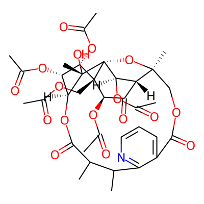 [(1S,3R,17S,18R,19R,20S,21S,23R,24R,25S)-18,19,21,24-tetraacetyloxy-25-hydroxy-3,13,14,25-tetramethyl-6,15,22-trioxo-2,5,16-trioxa-11-azapentacyclo[15.7.1.01,20.03,23.07,12]pentacosa-7(12),8,10-trien-20-yl]methyl acetate
