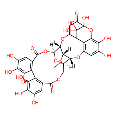 (1S,19R,20R,35R,37S)-6,7,8,11,12,13,24,25,29,29,30-undecahydroxy-37-methoxy-2,17,21,34,36,38-hexaoxaoctacyclo[17.16.1.120,35.126,30.04,9.010,15.022,27.028,33]octatriaconta-4,6,8,10,12,14,22(27),23,25,32-decaene-3,16,31-trione
