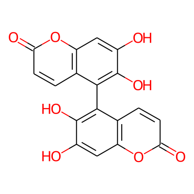 5-(6,7-Dihydroxy-2-oxochromen-5-yl)-6,7-dihydroxychromen-2-one