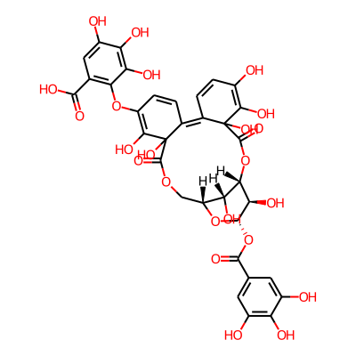 2-[[(1S,9Z,19R,21S,22R,23R)-4,5,6,14,15,22,23-heptahydroxy-3,16-dioxo-21-(3,4,5-trihydroxybenzoyl)oxy-2,17,20-trioxatetracyclo[17.3.1.04,9.010,15]tricosa-5,7,9,11,13-pentaen-13-yl]oxy]-3,4,5-trihydroxybenzoic acid