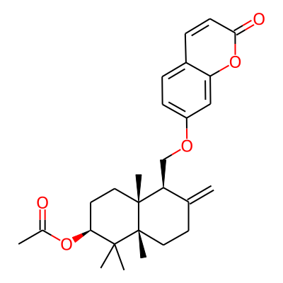 [(2S,4aR,5S,8aS)-1,1,4a,8a-tetramethyl-6-methylidene-5-[(2-oxochromen-7-yl)oxymethyl]-2,3,4,5,7,8-hexahydronaphthalen-2-yl] acetate
