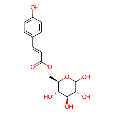 6-O-(e)-p-coumaroyl glucopyranose