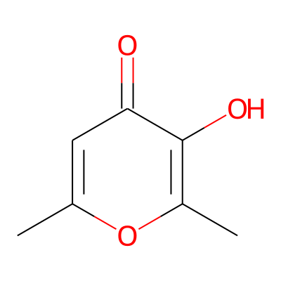 4H-Pyran-4-one, 3-hydroxy-2,6-dimethyl-