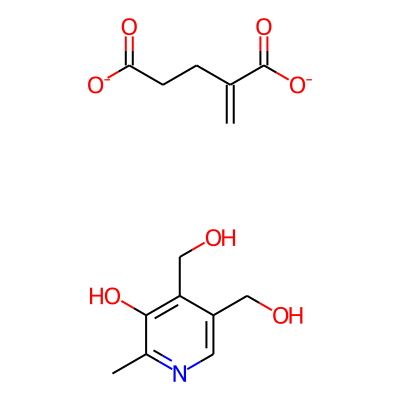 4,5-Bis(hydroxymethyl)-2-methylpyridin-3-ol;2-methylidenepentanedioate