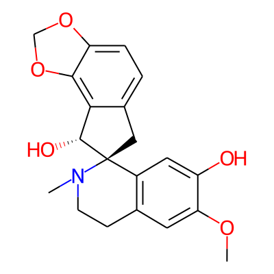 (1S,8'R)-6-methoxy-2-methylspiro[3,4-dihydroisoquinoline-1,7'-6,8-dihydrocyclopenta[g][1,3]benzodioxole]-7,8'-diol