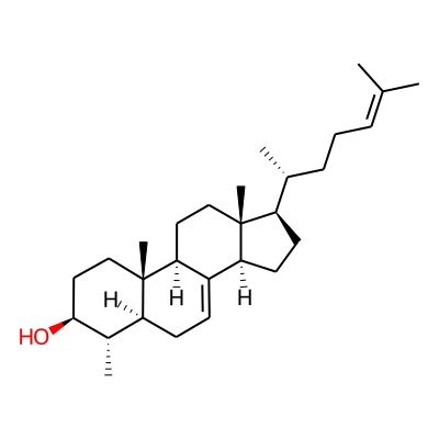4alpha-Methyl-5alpha-cholesta-7,24-dien-3beta-ol