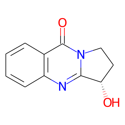 (3S)-3-hydroxy-2,3-dihydro-1H-pyrrolo[2,1-b]quinazolin-9-one