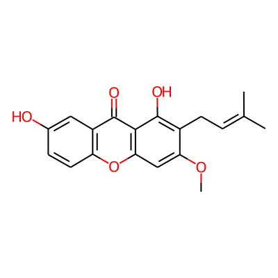 1,7-Dihydroxy-3-methoxy-2-prenylxanthone