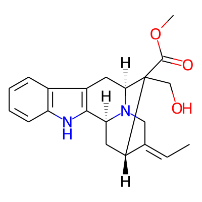 methyl (1S,12S,14S,15Z)-15-ethylidene-13-(hydroxymethyl)-3,17-diazapentacyclo[12.3.1.02,10.04,9.012,17]octadeca-2(10),4,6,8-tetraene-13-carboxylate