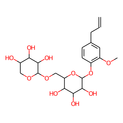 2-(2-Methoxy-4-prop-2-enylphenoxy)-6-[(3,4,5-trihydroxyoxan-2-yl)oxymethyl]oxane-3,4,5-triol