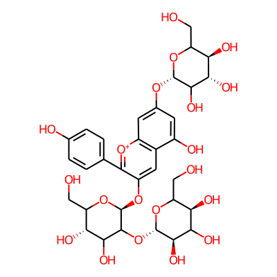 Pelargonidin 3-sophoroside-7-glucoside