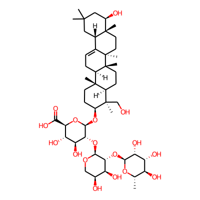 (2S,3S,4S,5R,6R)-6-[[(3S,4S,4aR,6aR,6bS,8aR,9R,12aS,14aR,14bR)-9-hydroxy-4-(hydroxymethyl)-4,6a,6b,8a,11,11,14b-heptamethyl-1,2,3,4a,5,6,7,8,9,10,12,12a,14,14a-tetradecahydropicen-3-yl]oxy]-5-[(2S,3R,4S,5S)-4,5-dihydroxy-3-[(2S,3R,4R,5R,6S)-3,4,5-trihydroxy-6-methyloxan-2-yl]oxyoxan-2-yl]oxy-3,4-dihydroxyoxane-2-carboxylic acid