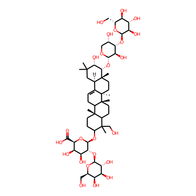 beta-D-Glucopyranosiduronic acid, (3beta,4beta,21beta,22beta)-22-((3-O-beta-D-glucopyranosyl-alpha-L-arabinopyranosyl)oxy)-21,23-dihydroxyolean-12-en-3-yl 2-O-beta-D-galactopyranosyl-