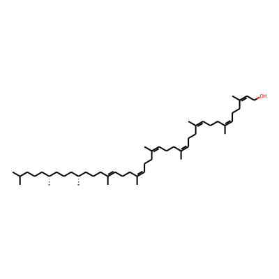 (2Z,6Z,10Z,14Z,18Z,22Z,26E,31R,35R)-3,7,11,15,19,23,27,31,35,39-decamethyltetraconta-2,6,10,14,18,22,26-heptaen-1-ol