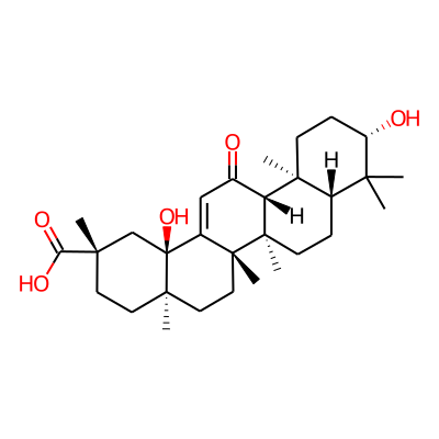 (2S,4aS,6aR,6aS,6bR,8aR,10S,12aS,14bR)-10,14b-dihydroxy-2,4a,6a,6b,9,9,12a-heptamethyl-13-oxo-1,3,4,5,6,6a,7,8,8a,10,11,12-dodecahydropicene-2-carboxylic acid