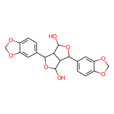 3,6-Bis(benzo[d][1,3]dioxol-5-yl)tetrahydro-1H,3H-furo[3,4-c]furan-1,4-diol