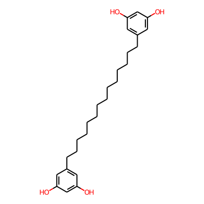 5-[14-(3,5-Dihydroxyphenyl)tetradecyl]benzene-1,3-diol