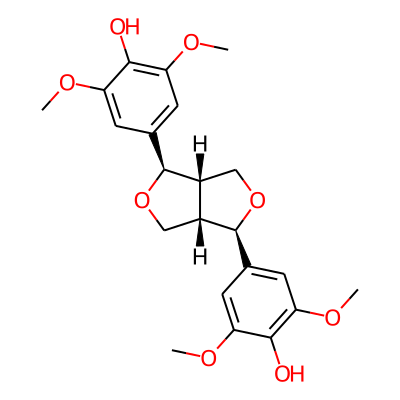 (-)-Syringaresinol