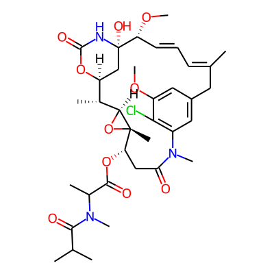 Maytansine, N(2')-deacetyl-N(2')-(2-methyl-1-oxopropyl)-(9CI)