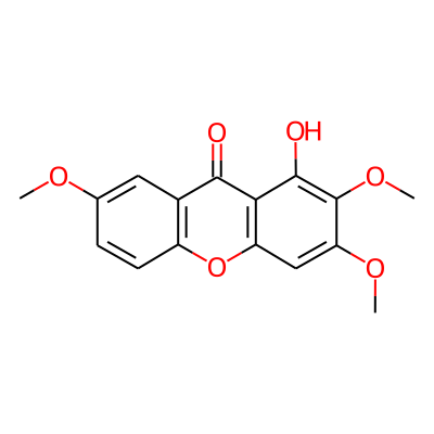 Xanthone, 1-hydroxy-2,3,7-trimethoxy-