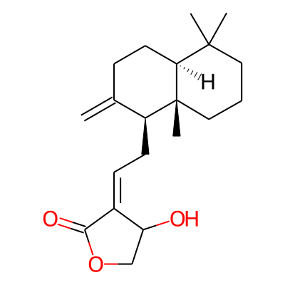 (3E)-3-[2-[(1S,4aS,8aS)-5,5,8a-trimethyl-2-methylidene-3,4,4a,6,7,8-hexahydro-1H-naphthalen-1-yl]ethylidene]-4-hydroxyoxolan-2-one