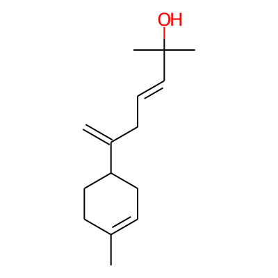(R)-2,7(14),9-Bisabolatrien-11-ol