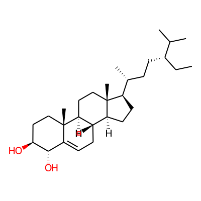 Stigmast-5-ene-3beta,4alpha-diol