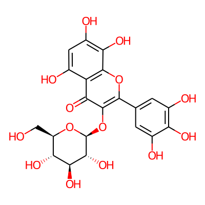 5,7,8-trihydroxy-3-[(2S,3R,4S,5S,6R)-3,4,5-trihydroxy-6-(hydroxymethyl)oxan-2-yl]oxy-2-(3,4,5-trihydroxyphenyl)chromen-4-one