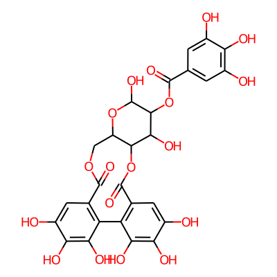 (3,4,5,11,13,21,22,23-Octahydroxy-8,18-dioxo-9,14,17-trioxatetracyclo[17.4.0.02,7.010,15]tricosa-1(23),2,4,6,19,21-hexaen-12-yl) 3,4,5-trihydroxybenzoate
