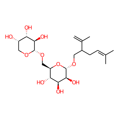 beta-D-Glucopyranoside, (2S)-5-methyl-2-(1-methylethenyl)-4-hexenyl 6-O-alpha-L-arabinopyranosyl-