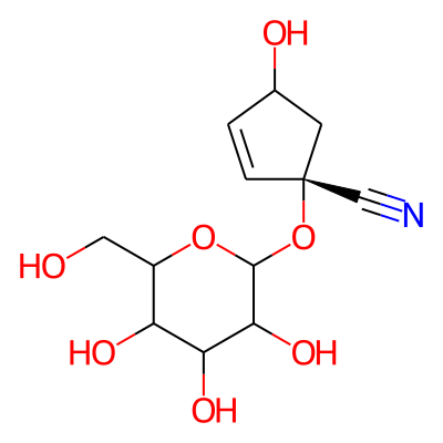 (1S)-4-hydroxy-1-[3,4,5-trihydroxy-6-(hydroxymethyl)oxan-2-yl]oxycyclopent-2-ene-1-carbonitrile