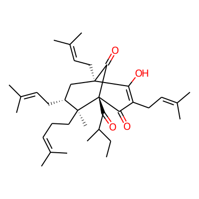(1R,5R,7R,8S)-4-hydroxy-8-methyl-1-(2-methylbutanoyl)-3,5,7-tris(3-methylbut-2-enyl)-8-(4-methylpent-3-enyl)bicyclo[3.3.1]non-3-ene-2,9-dione
