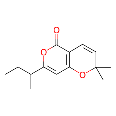 2,2-Dimethyl-7-sec-butyl-2H,5H-pyrano[4,3-b]pyran-5-one