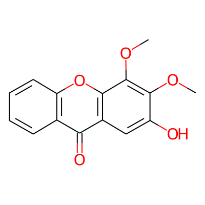 2-Hydroxy-3,4-dimethoxyxanthen-9-one