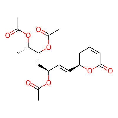 [(E,2S,3R,5S)-3,5-diacetyloxy-7-[(2R)-6-oxo-2,3-dihydropyran-2-yl]hept-6-en-2-yl] acetate