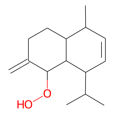 4-hydroperoxy-8-methyl-3-methylidene-5-propan-2-yl-2,4,4a,5,8,8a-hexahydro-1H-naphthalene