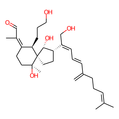 (2Z)-2-[(3S,4R,5S,6R,10S)-4,10-dihydroxy-3-[(2E,4E)-1-hydroxy-10-methyl-6-methylideneundeca-2,4,9-trien-2-yl]-6-(3-hydroxypropyl)-10-methylspiro[4.5]decan-7-ylidene]propanal