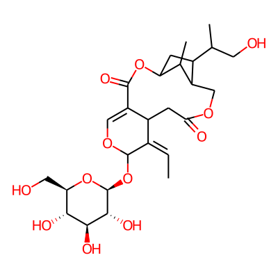 (8Z)-8-ethylidene-15-(1-hydroxypropan-2-yl)-17-methyl-7-[(2S,3R,4S,5S,6R)-3,4,5-trihydroxy-6-(hydroxymethyl)oxan-2-yl]oxy-2,6,12-trioxatricyclo[12.2.1.04,9]heptadec-4-ene-3,11-dione