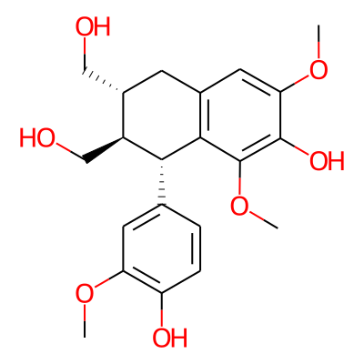 (6R,7R,8S)-8-(4-hydroxy-3-methoxyphenyl)-6,7-bis(hydroxymethyl)-1,3-dimethoxy-5,6,7,8-tetrahydronaphthalen-2-ol