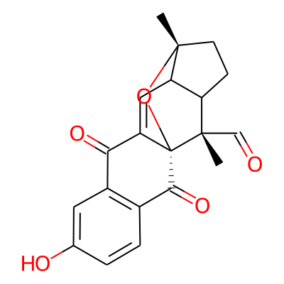 (1S,16R,18S)-6-hydroxy-16,18-dimethyl-2,9-dioxo-17-oxapentacyclo[11.4.1.01,10.03,8.012,16]octadeca-3(8),4,6,10-tetraene-18-carbaldehyde