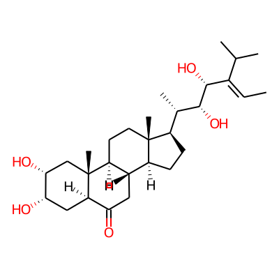 (2R,3S,5S,8S,9S,10R,13S,14S,17R)-17-[(E,2S,3R,4R)-3,4-dihydroxy-5-propan-2-ylhept-5-en-2-yl]-2,3-dihydroxy-10,13-dimethyl-1,2,3,4,5,7,8,9,11,12,14,15,16,17-tetradecahydrocyclopenta[a]phenanthren-6-one