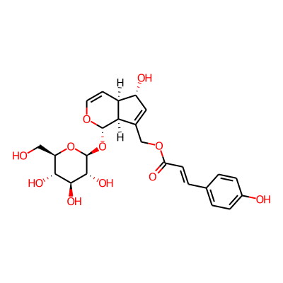 [(1S,4aR,5S,7aS)-5-hydroxy-1-[(2S,3R,4S,5S,6R)-3,4,5-trihydroxy-6-(hydroxymethyl)oxan-2-yl]oxy-1,4a,5,7a-tetrahydrocyclopenta[c]pyran-7-yl]methyl (E)-3-(4-hydroxyphenyl)prop-2-enoate