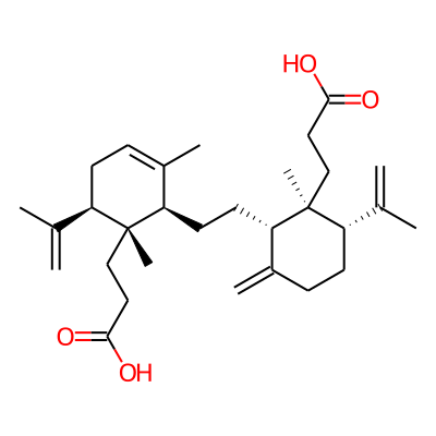 3-[(1S,2S,6S)-2-[2-[(1R,5R,6R)-6-(2-carboxyethyl)-2,6-dimethyl-5-prop-1-en-2-ylcyclohex-2-en-1-yl]ethyl]-1-methyl-3-methylidene-6-prop-1-en-2-ylcyclohexyl]propanoic acid