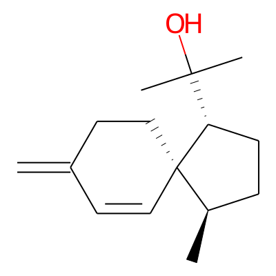 Acorα-2,4(15)-dien-11-ol