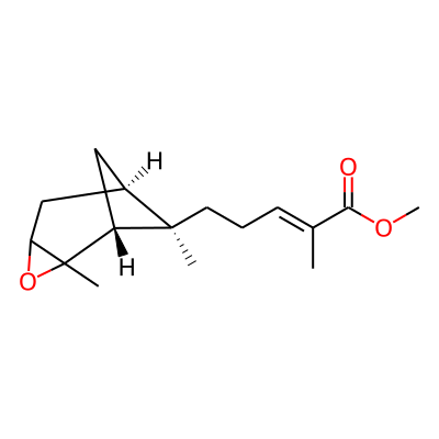 methyl (E)-trans-alpha-2,3-epoxybergamota-2,10-dien-12-oate